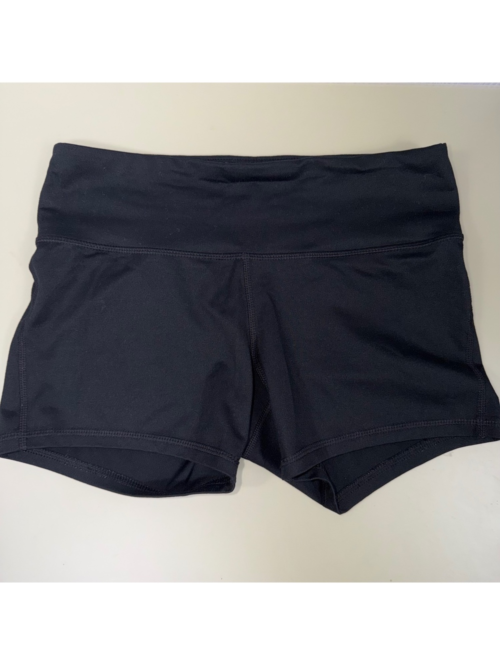 Champion Black High Rise Compression Shorts M 3”